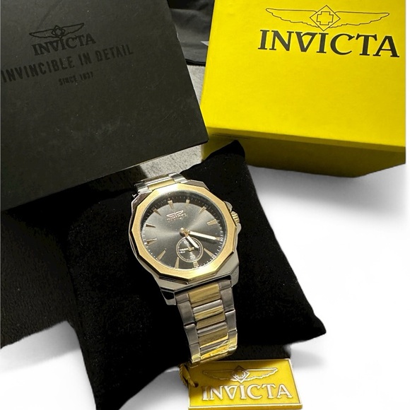 Invicta Silver and Gold Watch NWT - Picture 1 of 12